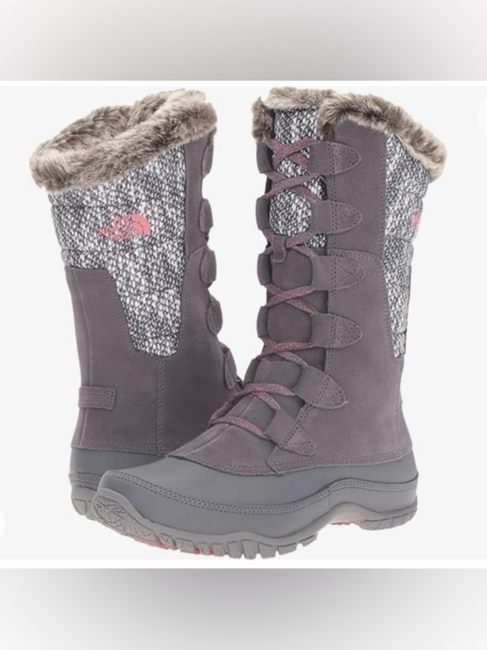 NWOT The North Face Nuptse Purna Boots sz 8